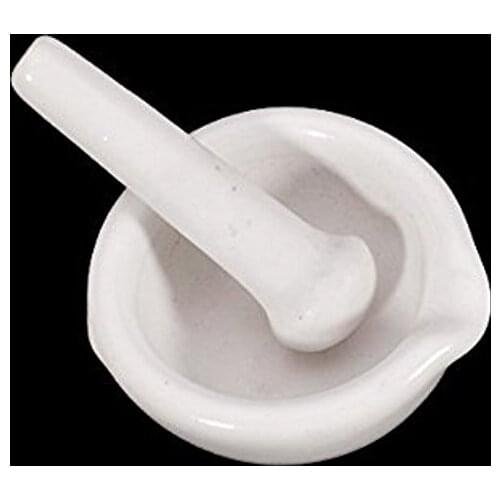 DIY Tool Porcelain Crush Grind Mortar Pestle Kitchen Accessories 6ML Mini Porcelain Mortar and Pestle Mixing Grinding Bowl Set