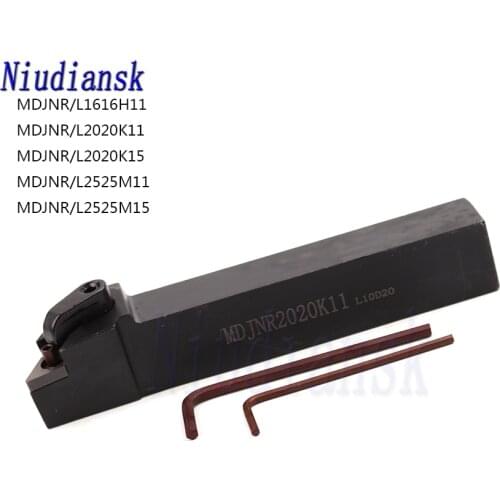 MDJNR1616H11 MDJNR2020K11 MDJNR2020K15 MDJNR2525M11 MDJNR2525M15 External Turning Tool Holder MDJNL Use For DNMG Carbide Inserts