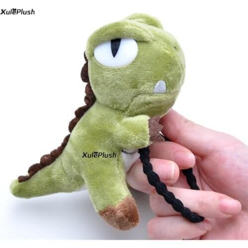 Lovely Girls Plush Dinosaur Toy , Hair Decoration Plush Cotton Stuffed Plush Doll Toy