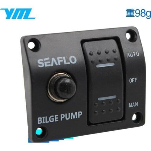 Submersible pump control switch SEAFLO bilge pump switch DC two-speed control switch