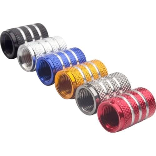 4PCS Dustproof Aluminium Alloy Bicycle Cap Wheel Tire Covered Car Truck Tube Tyre Bike Accessories AV SV American AIR Valve Cap