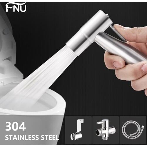 Stainless Steel Toilet Seat Hand Held Shower Head Bidet Sprayer for Toilet Shattaf Bathroom Accessoires Bidet Toilet Seat