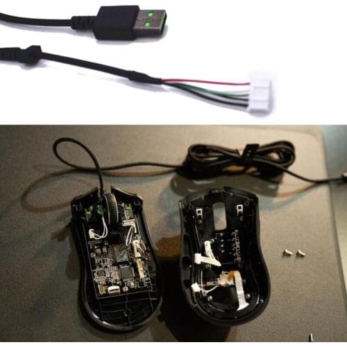G32B Replacement Durable Nylon Braided USB Mouse Cable Mouse Lines for razer Mamba Elite Gaming Mouse