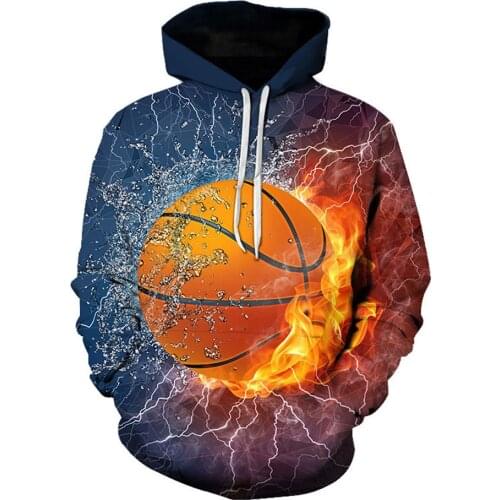Fire Flame Men Women 3D Digital Print Hooded Sweatshirt Drawstring Hoodie Coat Autumn And Winter Fashion Clothing Streetwear