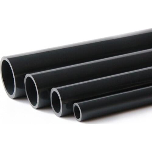 Deep Grey PVC Pipe O.D.63/75/90/110mm Agriculture Garden Irrigation Tube Fish Tank Water Pipe 50cm Length 1 Pcs