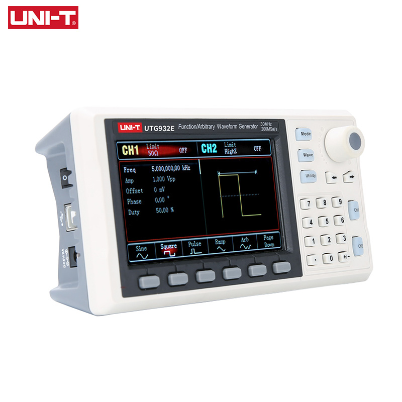 UNI-T UTG932 UTG962 Function Signal Generator 30Mhz 60Mhz Dual Channel Frequency Sine Wave Arbitrary Waveform Generator