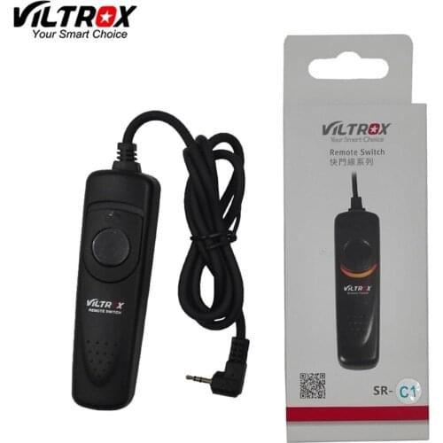 Viltrox SR-C1 1M Remote Control Shutter Release Cable for Canon EOSR 1500D 760D 750D 700D 650D 600D 550D 200D 800D 77D 60D M5 M6