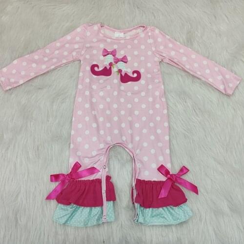 XMZ 2019 newest fall winter baby girls romper long sleeve baby clothing romper christmas romper