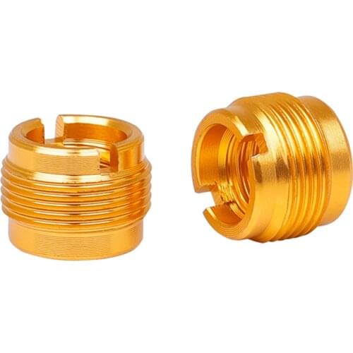 2pcs Mic Screw Clip Thread Adapter 3/8 to 5/8 Connector Microphone Mount Holder Mic Stand Adapter Thread Screw