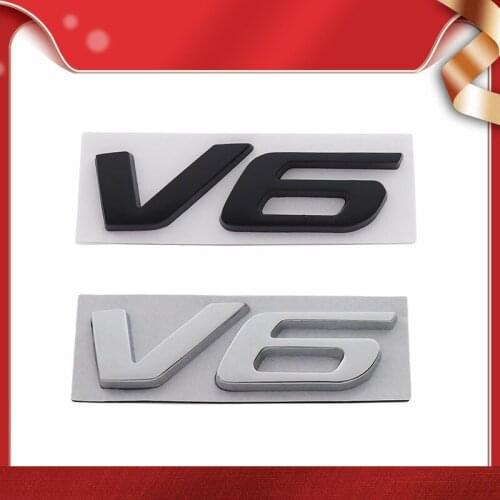 3D Premium V6 for Focus Ecosport Mustang Kuga Mondeo Explorer Everest Hood Fender trunk Rear Bonnet Decal Emblem Badge Sticker
