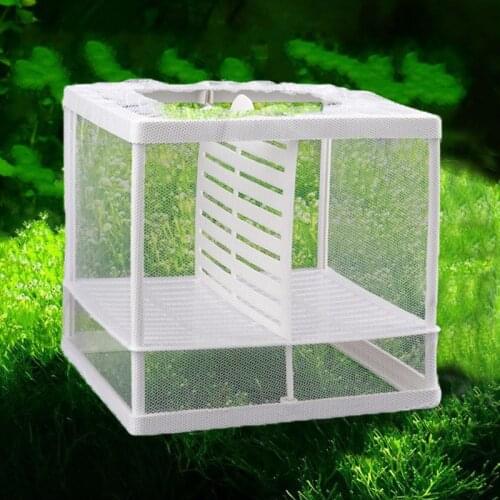 Aquarium Supplies Hanging Isolation Net Fish Breeding Breeder Box Fish Hatchery Fish Tank Incubator Box Aquarium Accessory