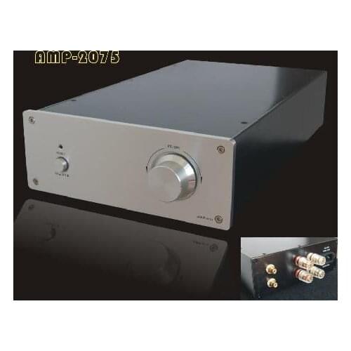 AMP-2075 All-Aluminum Amplifier / DAC / Desktop Digital Amplifier Chassis Enclosure / DIY Box (200 * 75 * 336mm)