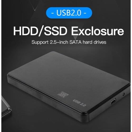 USB 3.0 Hard Drive Case Mobile Enclosure 2.5 inch Serial Port SATA HDD SSD Adapter External Box Support 3TB for Laptop Notebook