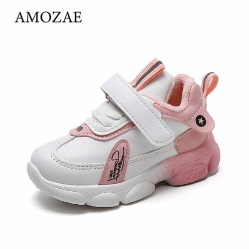 Baby Shoes For Girls Toddler Shoes Fashion Kids Sneakers Boys All Seasons Flats Leather Soft Light Childrens Sports Shoes 2021