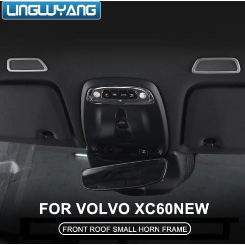 For volvo xc60 xc90 s90 v90 s60 v60 xc40 interior modification stickers automotive supplies front roof speaker box