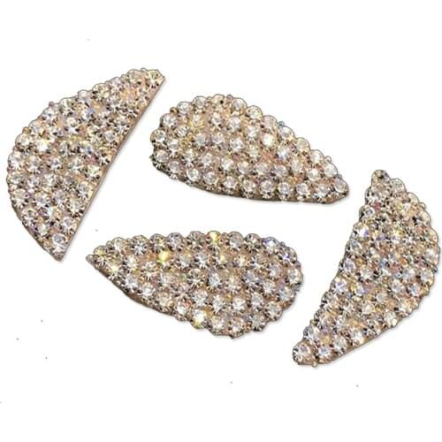 Steering Wheel Emblem Logo Rhinestone Car Stickers Badge Decals Car styling for Hyundai IX35 Verna Elantra Sonata