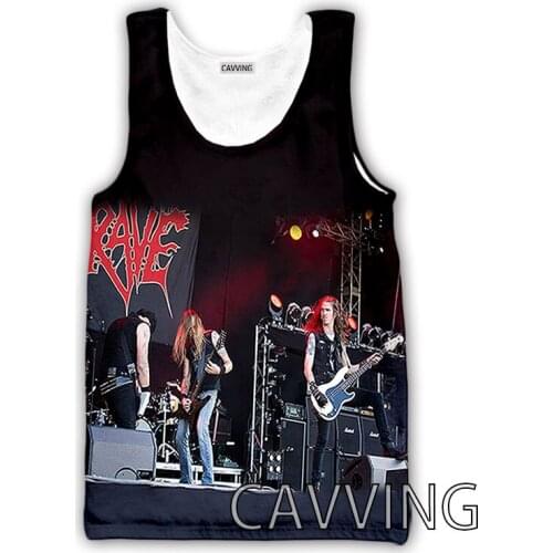 CAVVING 3D Printed Grave Band Tank Tops Harajuku Vest Summer Undershirt Shirts Streetwear for Men/women