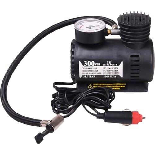 12v Miniature Locomotive Air Pump Vehicle Tire Air Compressor Portable Vehicle Electric Small Air Pump