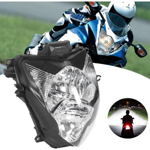 Motorcycle Headlight Assembly Housing Transparent Lens Fit for SUZUKI GSXR 600/750 K11 2011-2014