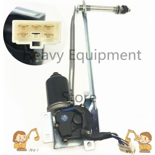 Wiper Motor With Bracket For Caterpillar Excavator Fit 320C/D 336D 330D 349D 312D 2457931