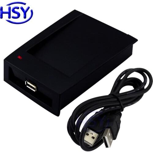 Desktop USB RFID Smart Card Reader EM ID Proximity EM4100 TK4100 Keyfob 13.56M IC MF Keytag Readers