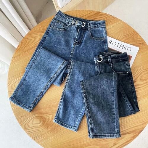 2021 New Spring and Autumn Clothing Korean Loose Harem Pants Daddy Pants Jeans Pants Women DLZK624