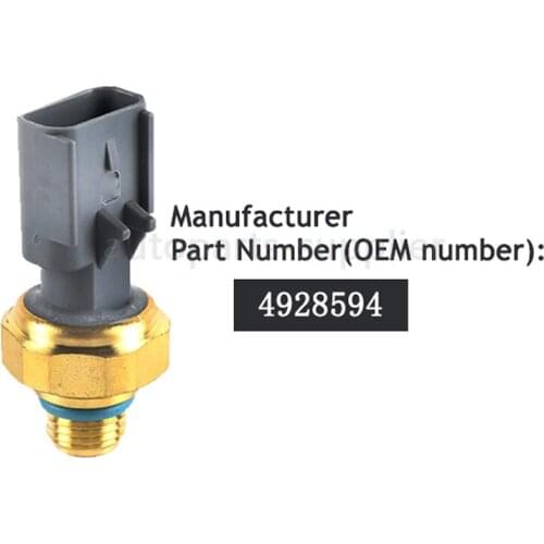 Original Exhaust Gas EGR Pressure Sensor 4928594 For Cummins Engine ISX ISM ISC ISL ISB ISF 2.8 3.8 4087989 4903479 4921746