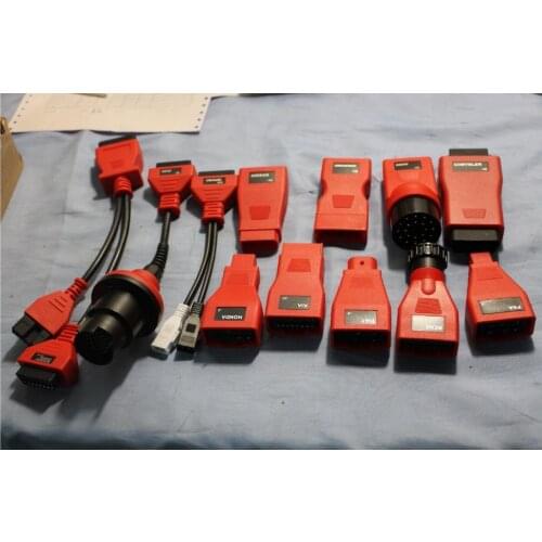 Original Full Connect Kit for Autel Products (DS808, MD802,MD808,MD808 Pro, MK808, MP808TS) with OBDI Adapters 14pin Connectors