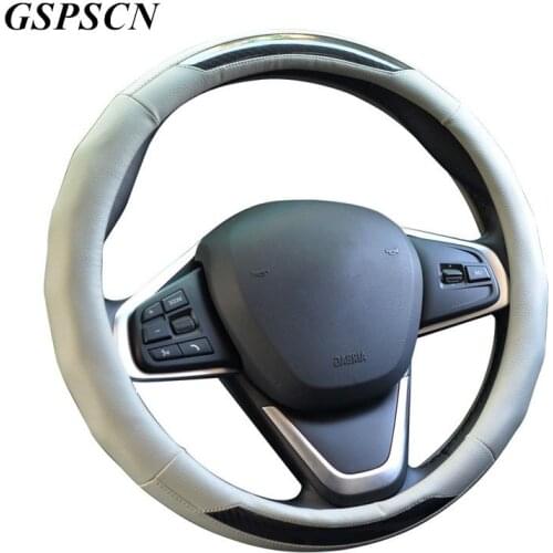 GSPSCN Reflective Movement Luxurious Steering Wheel Cover with Massage Mat Anti-slip For 38CM/15inch Car Styling Steering-wheel