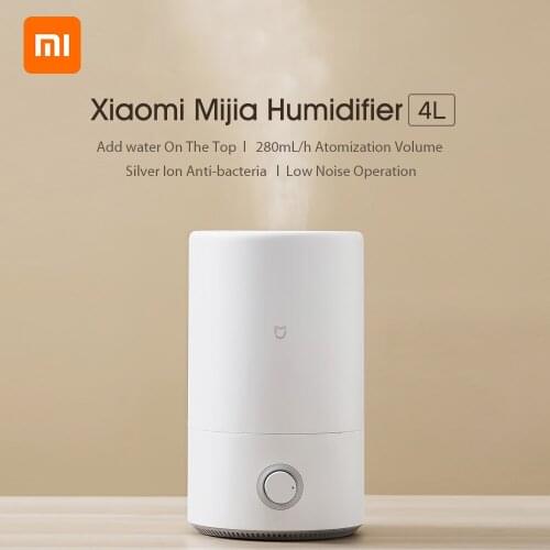 Xiaomi Mijia Humidifier 4L MJJSQ02LX Mute Air Purifier Aromatherapy Humidifier Diffuser Essential Oil Mist Maker 280ml/h 220V