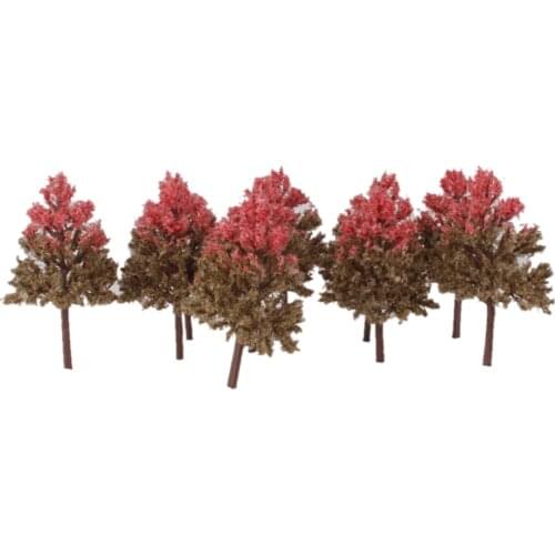 10 Model Tree HO OO Scale Train Railway Park Scenery Wargame 1:100