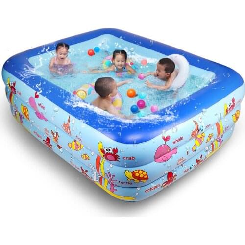 180cm 3 ring Kids inflatable pool baby swimming pool inflatable children swimming pool Indoor pool