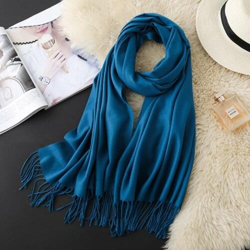 Echarpe Femme 2020 Fashion Scarf Women Scarves and Shawls Winter Hijabs Tassel Long Shawl Cashmere Pashmina Scarves for Ladies