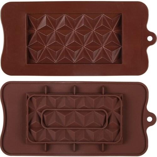 3D Silicone Chocolate Mold Triangular Non-Stick Silicone Cake Mould Jelly Candy 3D Forms DIY Cake Molds Cake Decor Kitchen Bakin