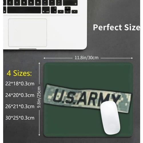 Army Badge , Us Army , Army Combat Uniform , Military. Mouse Pad DIY Print Airborne Marine Marines Grunt