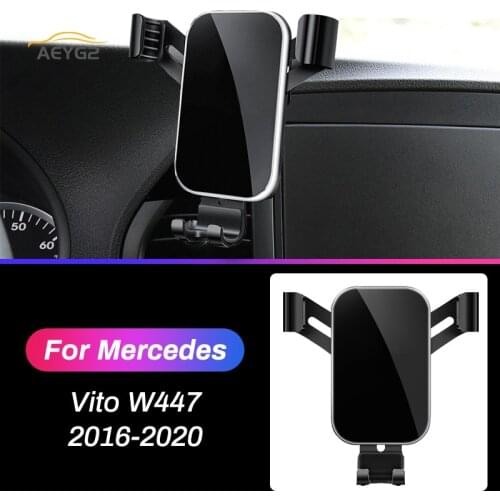 Car Mobile Phone Holder For Mercedes Benz Vito W447 2016-2020 Auto Air Vent Special Navigation Bracket Gravity Stand Accessories