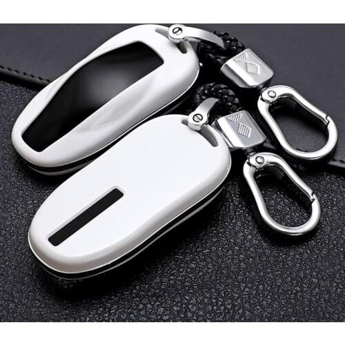 1 pcs ABS Car Remote Key Case Cover For Tesla Model S Model X Smart Key Bag Key Protected Holder Shell Accessorie