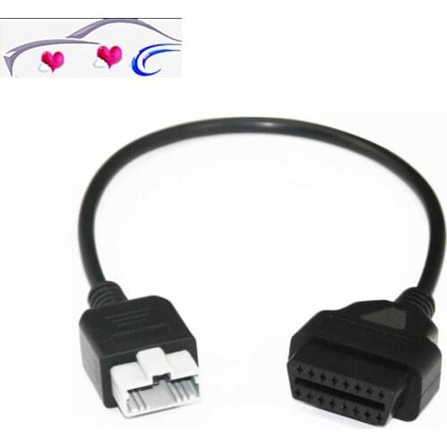 For Honda 5pin Adadapter To 16pin Obd2/obdii For Honda 5 Pin To 16 Pin Female Connector Diagnostic Tool Extension Cable