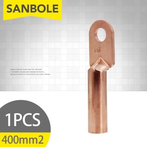 DT-400 Copper Terminal Wiring Lug Splice 400 Square Cable Wire Ear Connector A Level 400mm2