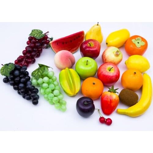 Banana fruit DIY Art Crafts Decorative Artificial Fruits Fake Kids Cognitive Teaching Aids Fruit EVA Plastic Shop Display