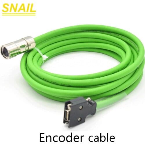 Servo encoder cable 6FX3002-2CT12-1AF0 for Siemens V90 incremental encoder