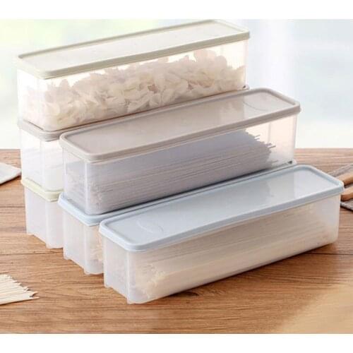 Noodle Storage Box Pasta Container Cold Resistant Practical PP Food Grade Noodle Storage Box for Work