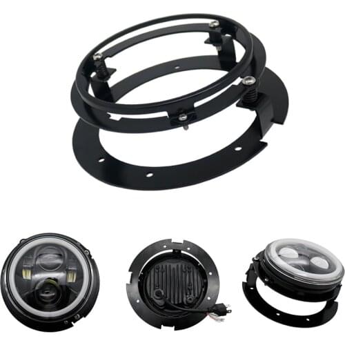 5-3/4 Inch LED Headlight Mounting Ring Bracket Adapter Accessories 5.75" Motorcycle Headlamp Housing