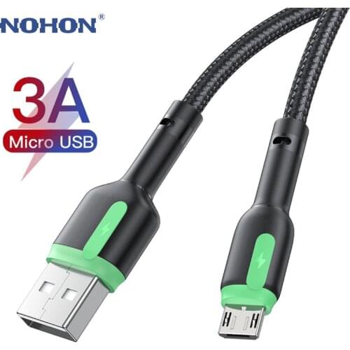 Micro USB Cable for Xiaomi Redmi Note 5 4 Android Mobile Phone Data Cable for Samsung S7 S6 Fast Charging Micro Charger 1m 2m 3m