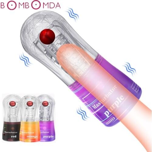 Male Masturbator Cup Soft Pussy Sex Toys Transparent Vagina Adult Endurance Exercise Sex Products Vacuum Cup Pockets for Men