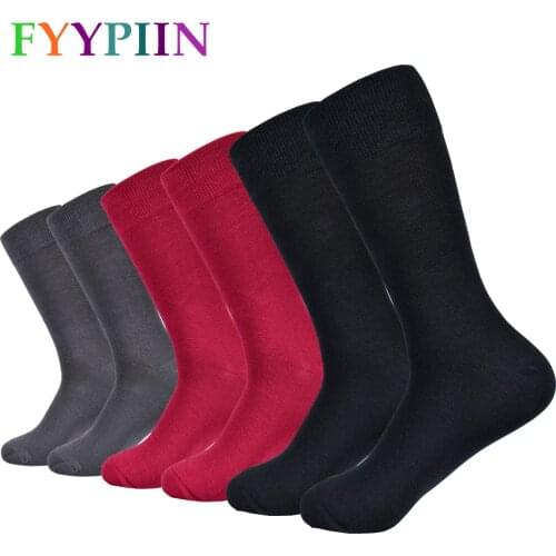 2020 new mens socks fashion colorful mens cotton socks solid color wedding gift mens socks