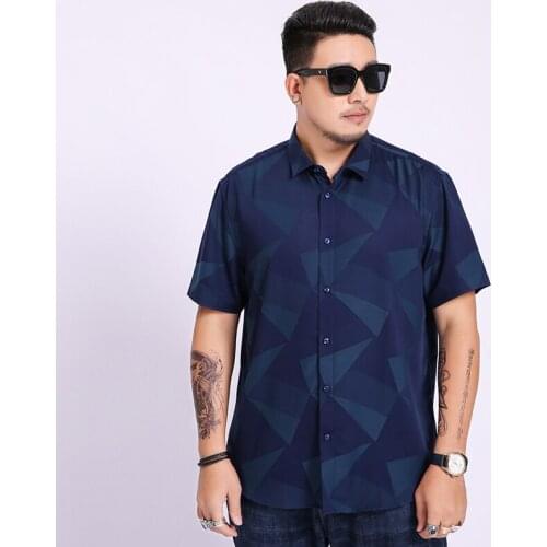 2020 Summer New Large Size Men Shirt 6XL 7XL 8XL Male Casual Print Short Sleeve Shirt Hawaii Shirt Brand Mens Clothing 4XL XXXL