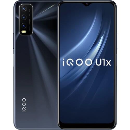 Original Vivo IQOO U1X 4G LTE Mobile Phone Snapdragon 662 Android 10.0 6.51" IPS 1600X720 6GB RAM 128GB ROM 13.0MP Fingerprint
