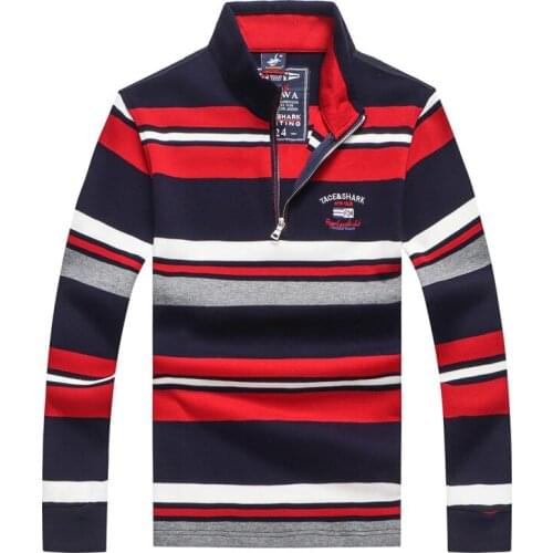 High Quality Mens Striped Sweater 3D Embroidery Pullover Men pull Brand Knitwear Casual Sweaters Men