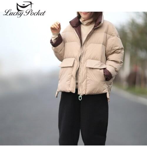 Women Autumn Winter Casual Light Warm Down Jacket Female New Fashion Hit Color Parkas Ladies Brand High Quality Outerwear ML221
